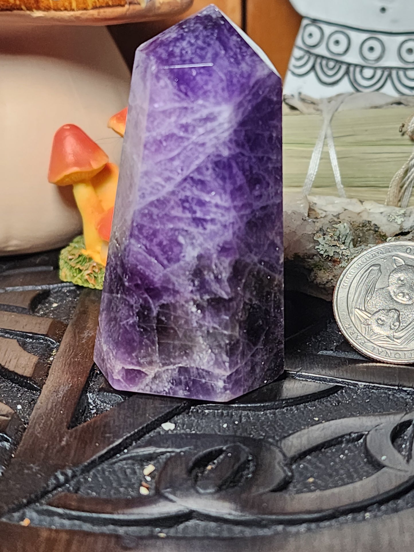 Smokey Amethyst Tower