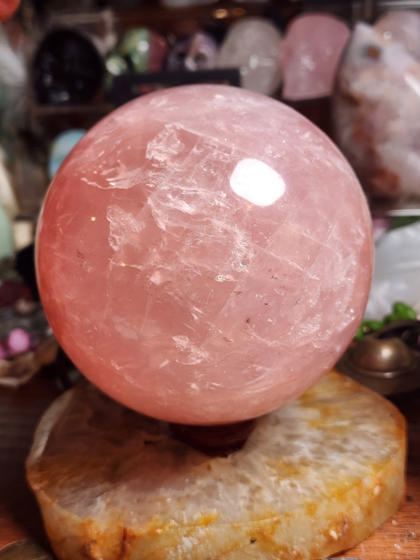 Rose Quartz Large Sphere