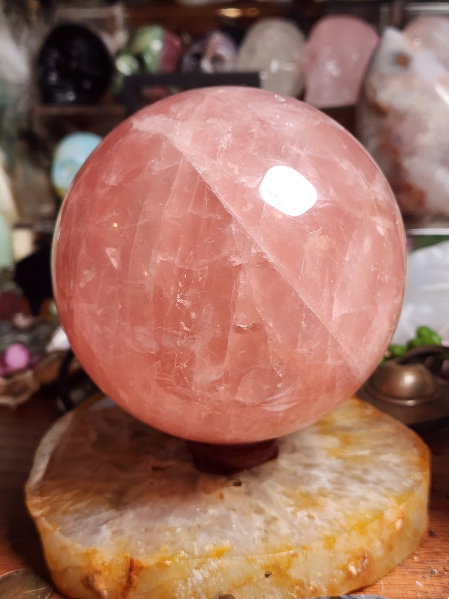 Rose Quartz Large Sphere