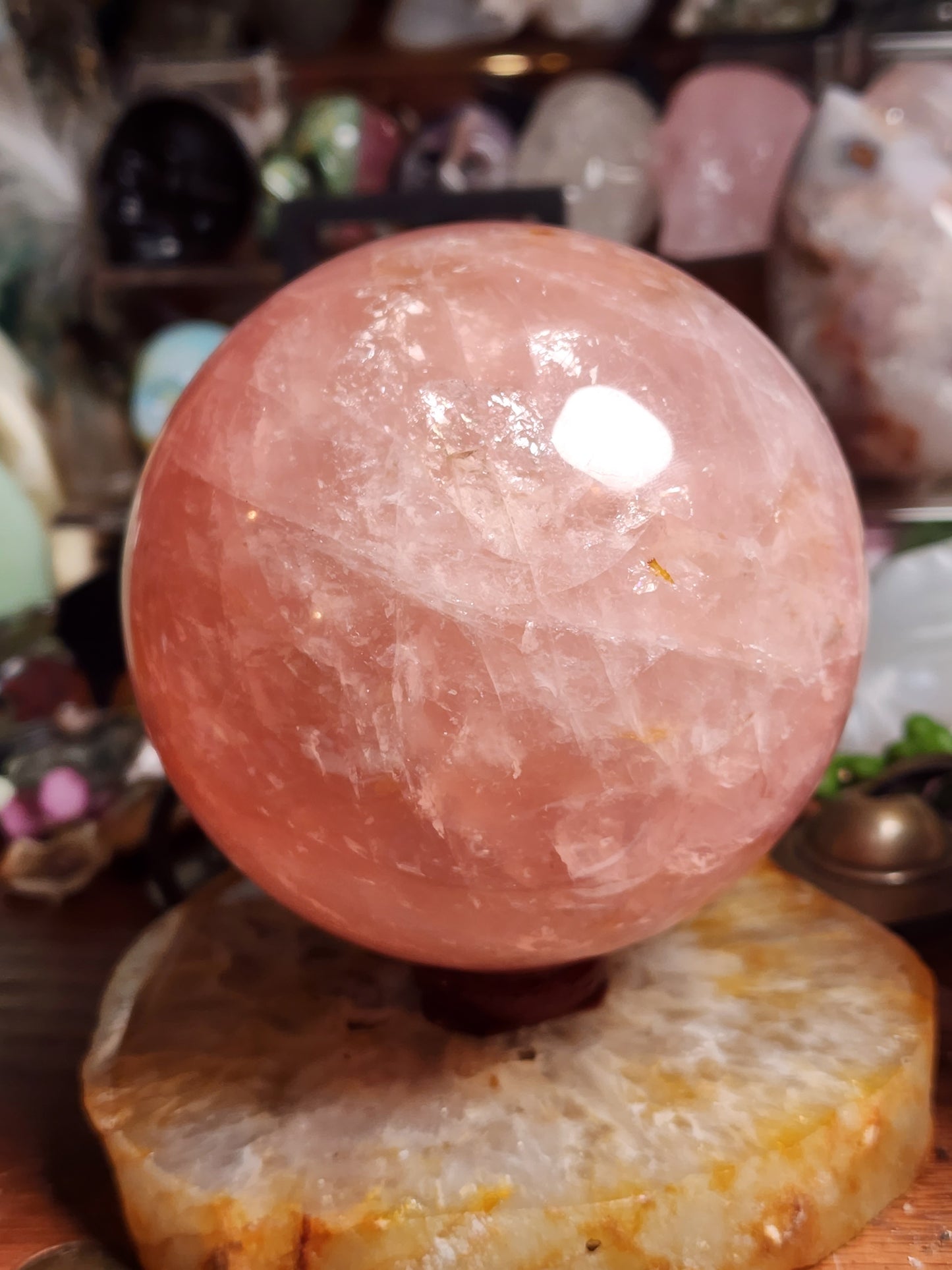 Rose Quartz Large Sphere