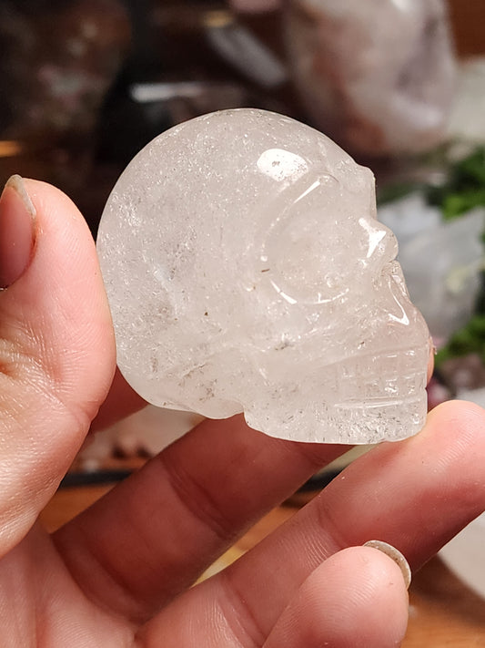 Clear Quartz Skull