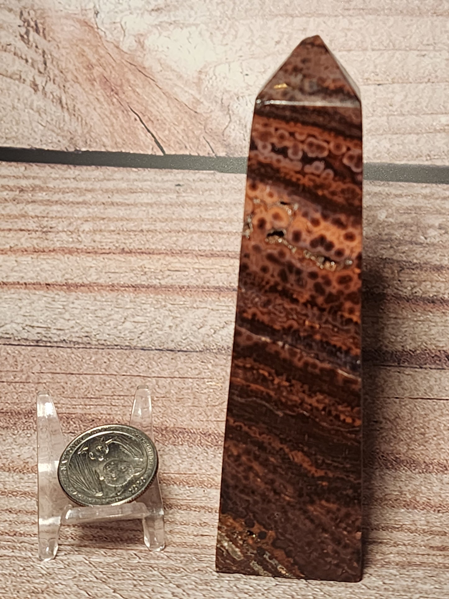 Orbicular Jasper Tower- read description