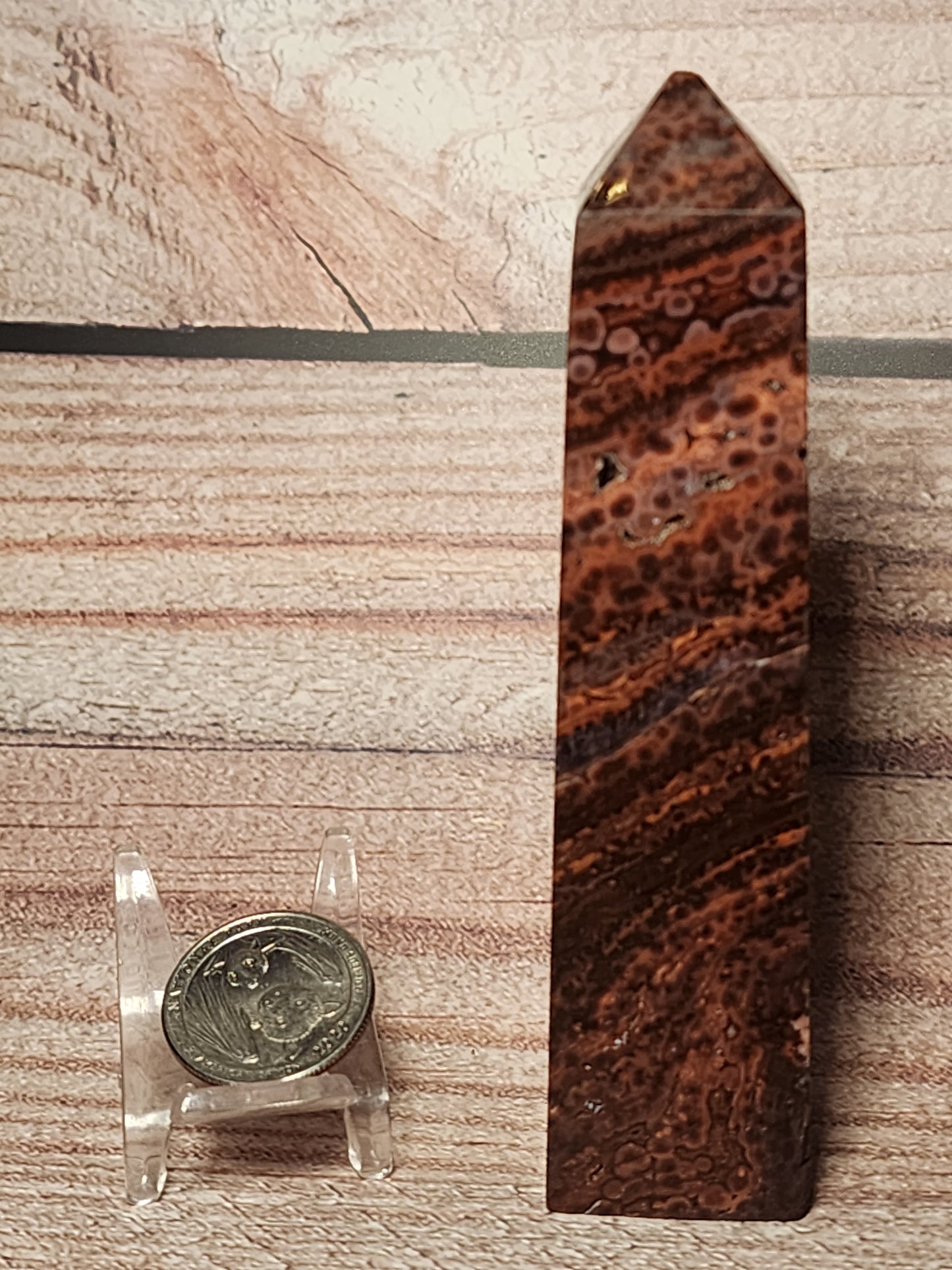 Orbicular Jasper Tower- read description