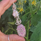 Cobalto Pink Calcite & Pink Opal Galaxy Necklace