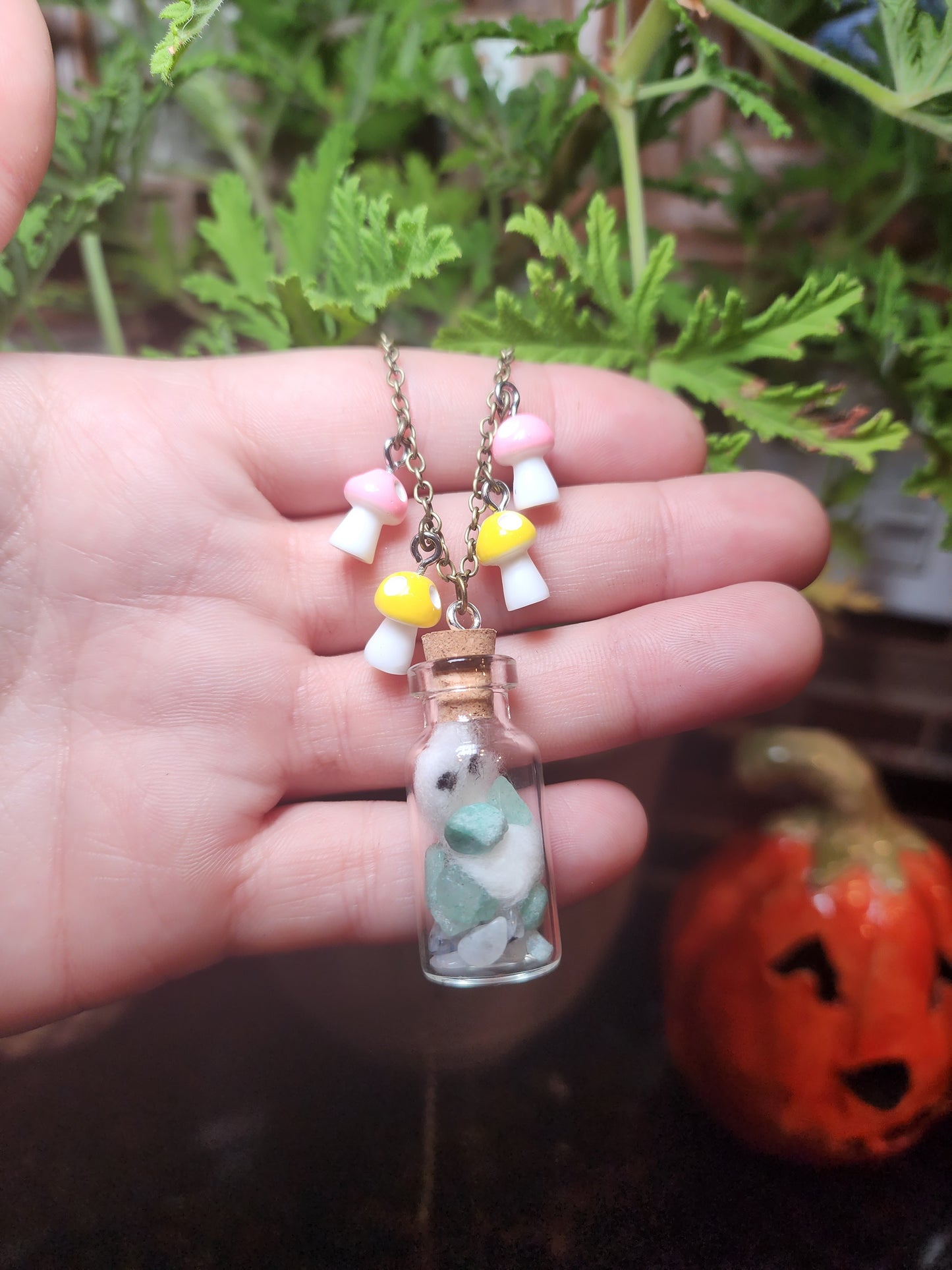 Trixty Fae- Ghost Buddy Necklace