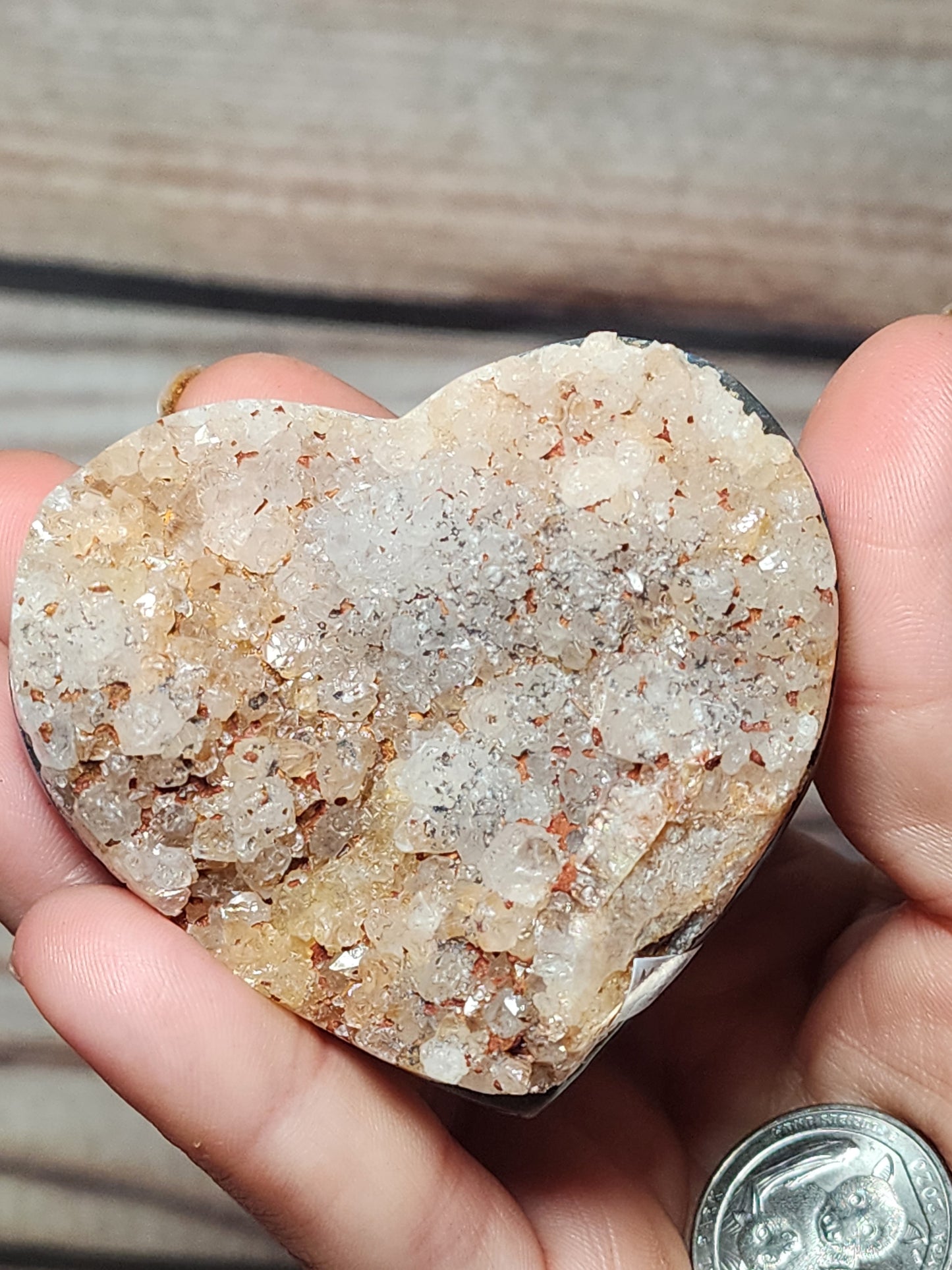 Brazilian Amethyst Heart Cluster