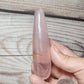 AAA+ Quality Star Rose Quartz Wand with Golden Healer