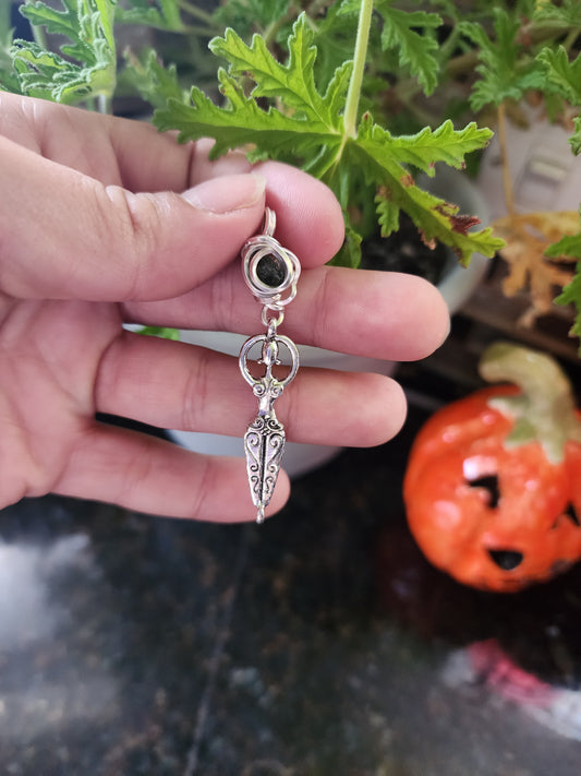 Moldavite Goddess Pendant