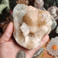 Green Apophylite & Peach Stillbite Cluster