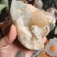 Green Apophylite & Peach Stillbite Cluster