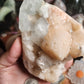 Green Apophylite & Peach Stillbite Cluster