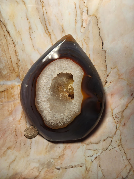 Agate Druzy Portal Flame