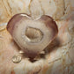 Agate Druzy Portal Heart