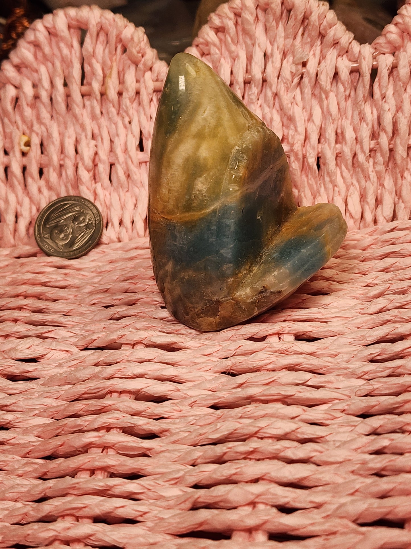 Blue Amazonite Shark Head