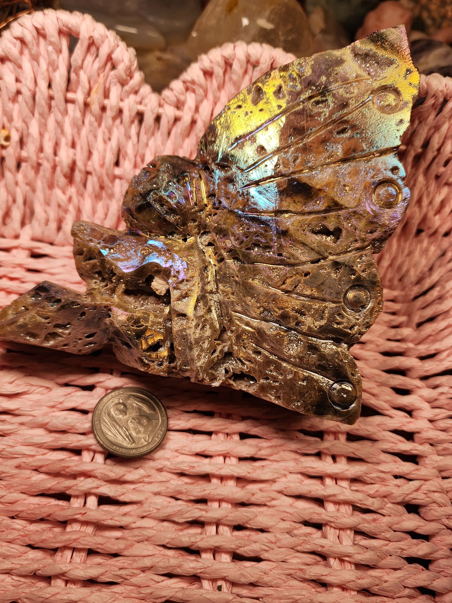 Aura Druzy Sphalerite Fairy