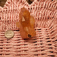 Rose Quartz With Golden Healer Crystal Cluster Carving