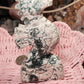 Moss Agate Druzy Seahorse