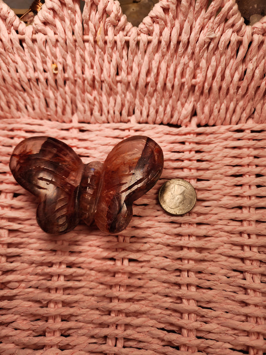Fire Quartz Butterfly