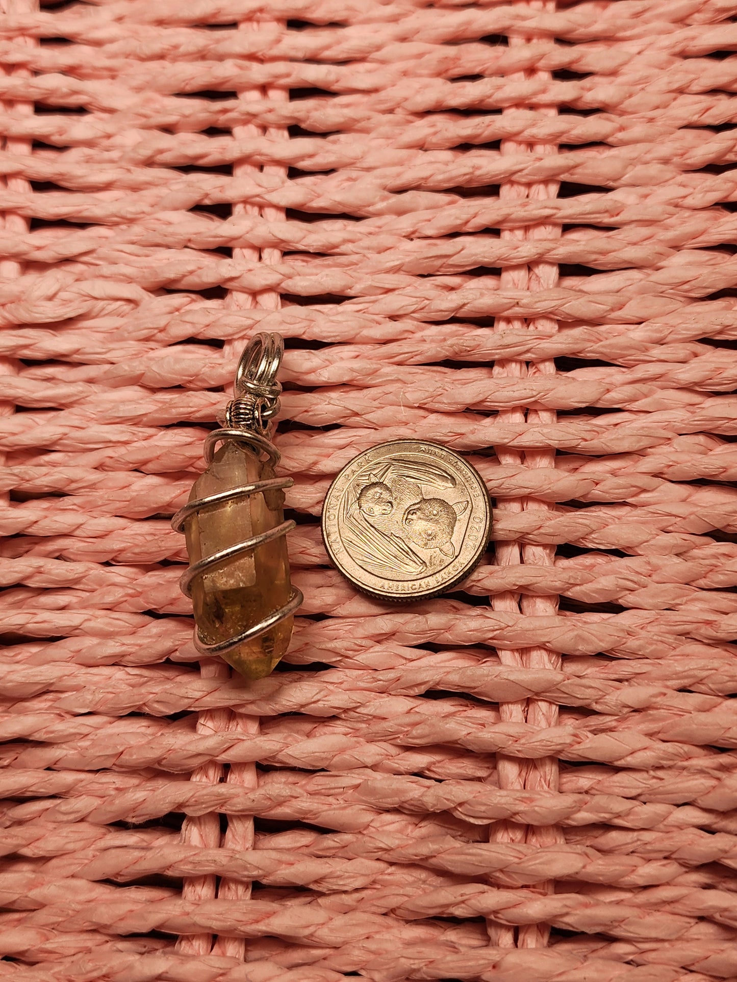 Natural Citrine Pendant