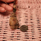 Moldavite, Crazy Lace Agate & Golden Healer Pendant