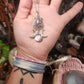 Amethyst Triple Moon Necklace