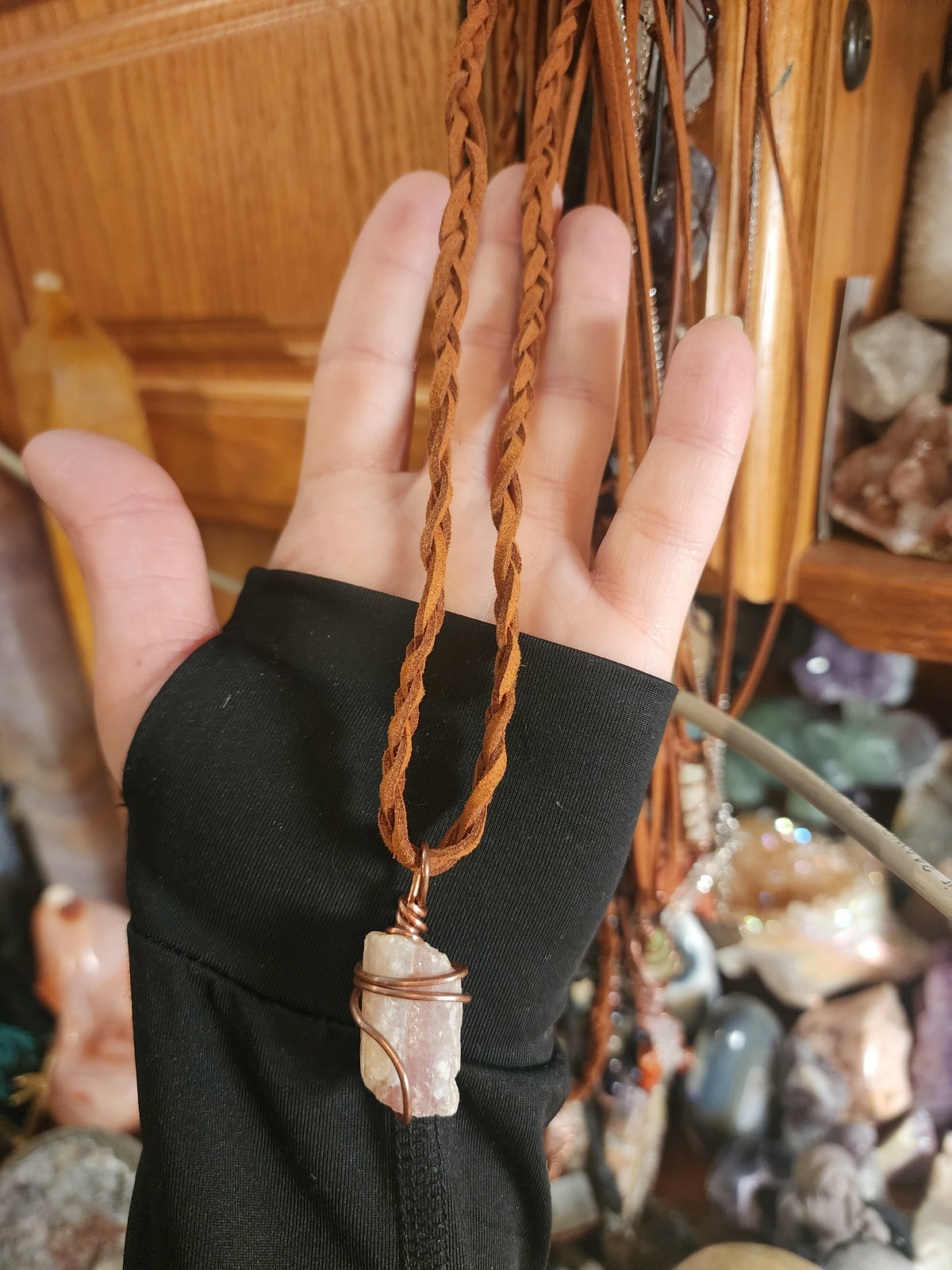 Chunky Pink Tourmaline Necklace