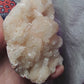 Peach Stillbite with Sugar Druzy & apophylite
