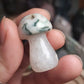 Druzy Moss Agate Mushroom- u choose