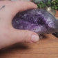 Dark Purple Amethyst Druzy Freeform