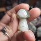 Druzy Moss Agate Mushroom- u choose