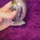 Agate/Amethyst Druzy Penguin