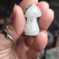 Druzy Moss Agate Mushroom- u choose