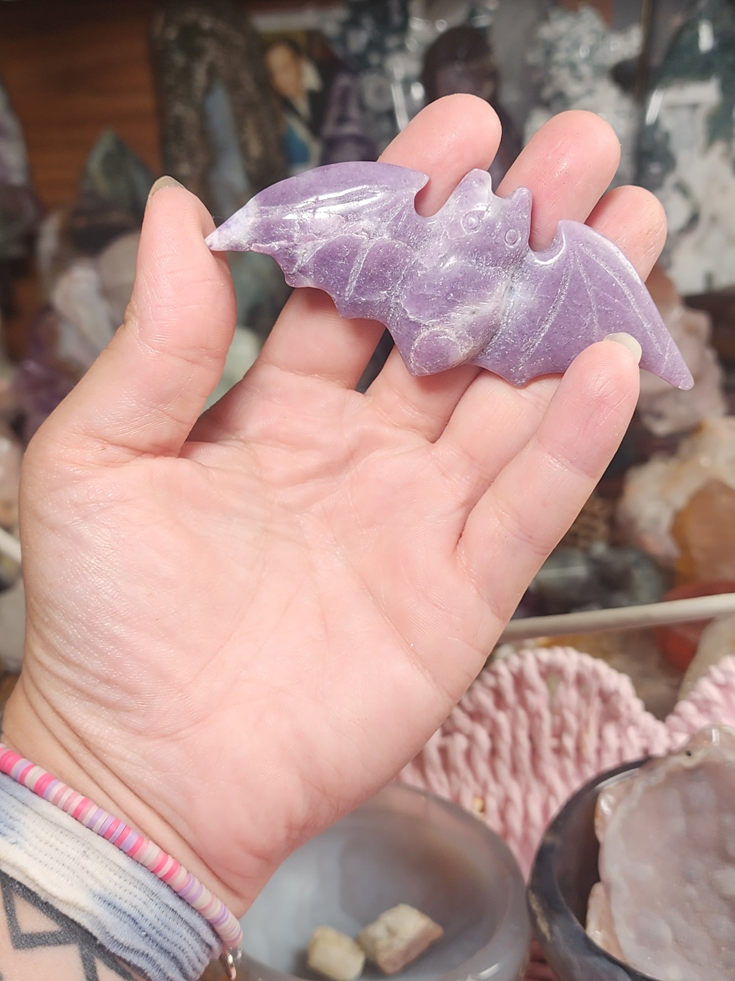 Lepidolite Bat