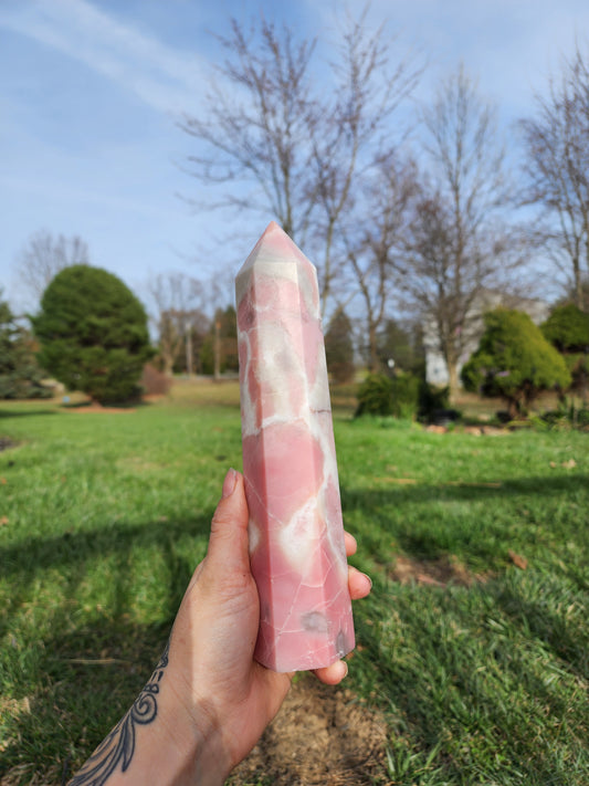 Large Pink Opal Tower 🩷🌸