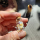 Ethiopian opal, grape agate and frankincense resin crystal energy jar!!