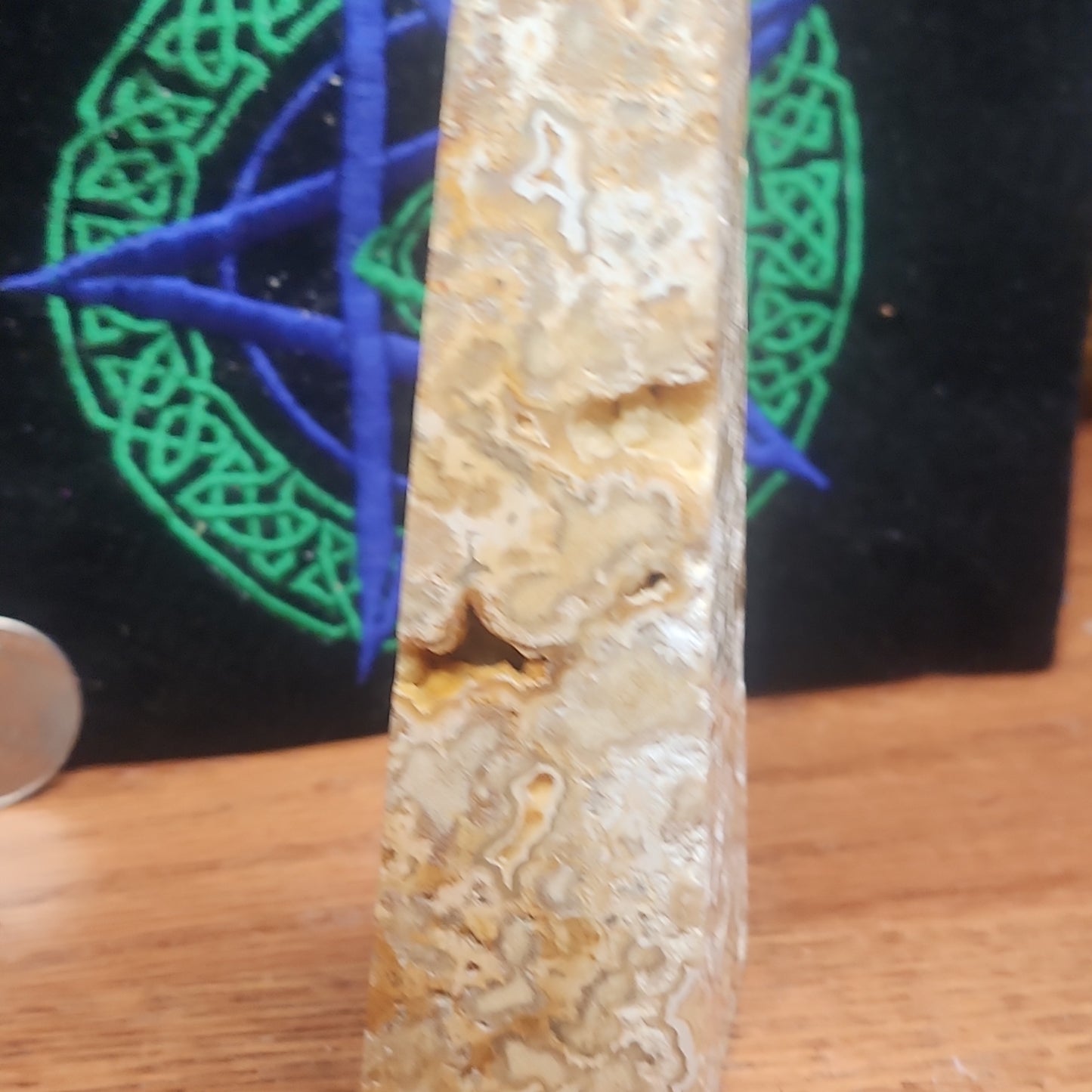 Druzy crazy lace agate tower