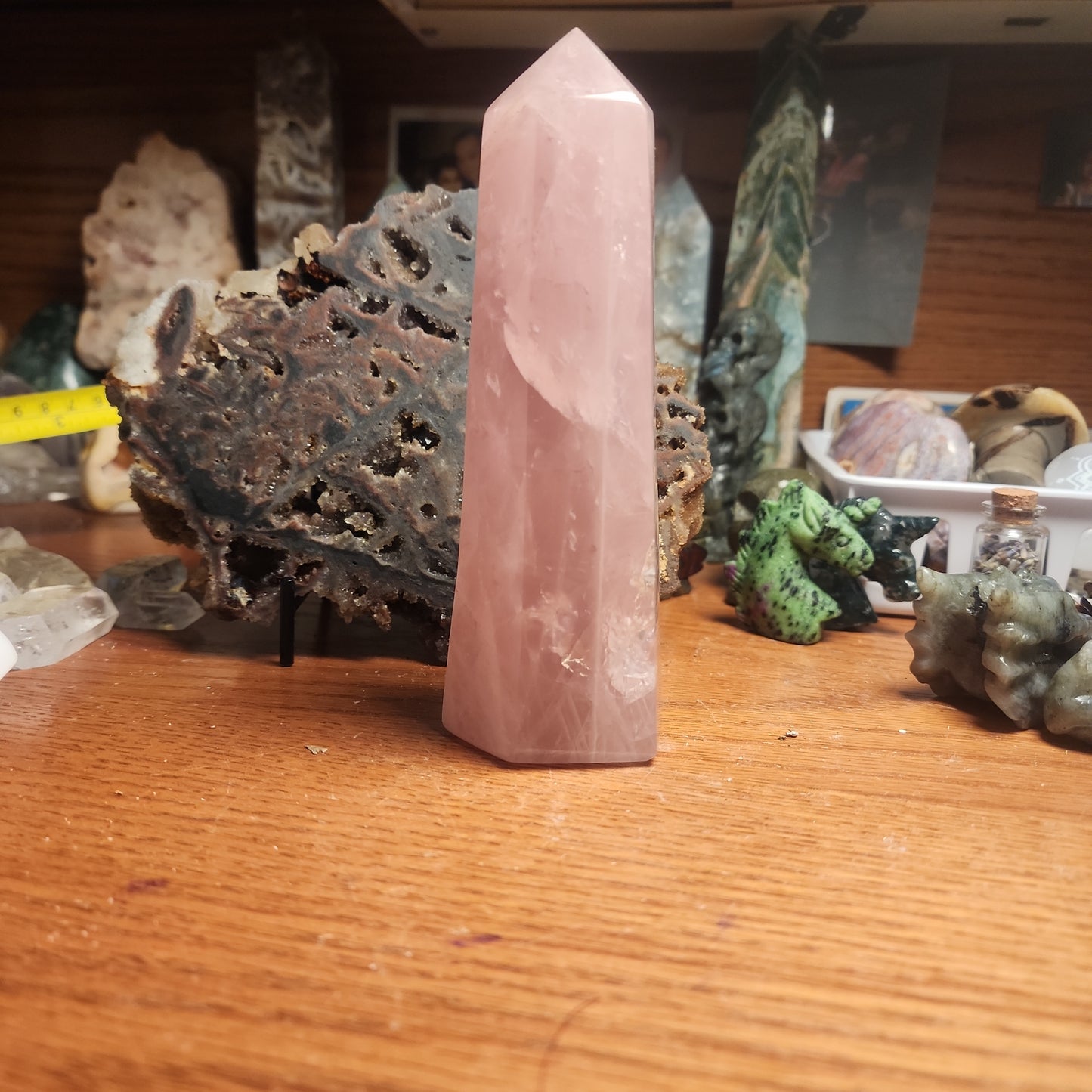 Big Rose Quartz tower