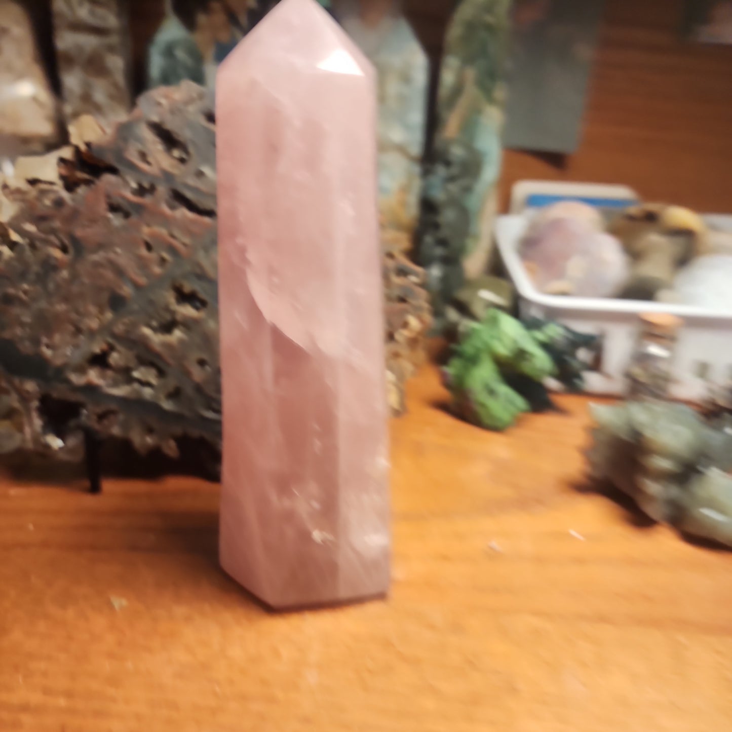 Big Rose Quartz tower