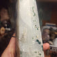 Large moss agate DRUZY tower