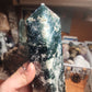 Huge Moss agate tower!