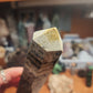Orbicular Ocean Jasper tower with druzy