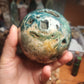 Large Orbicular Ocean Jasper Druzy sphere