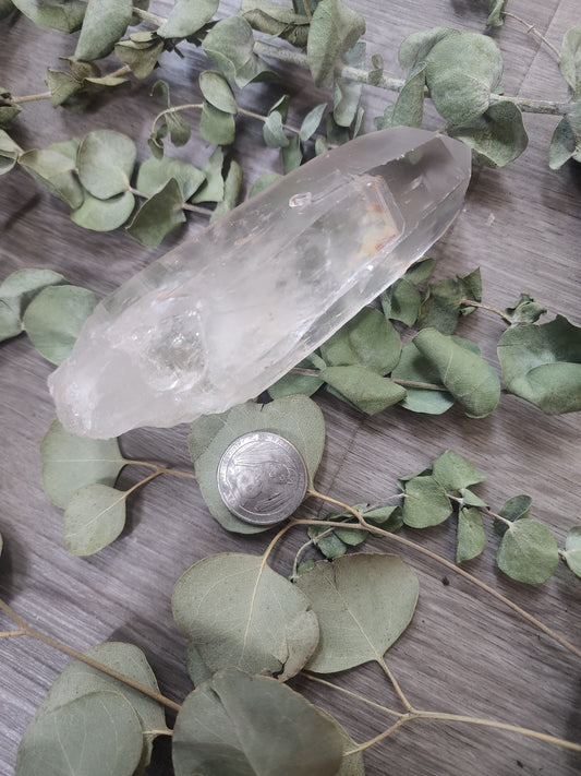Large lemurian quartz point