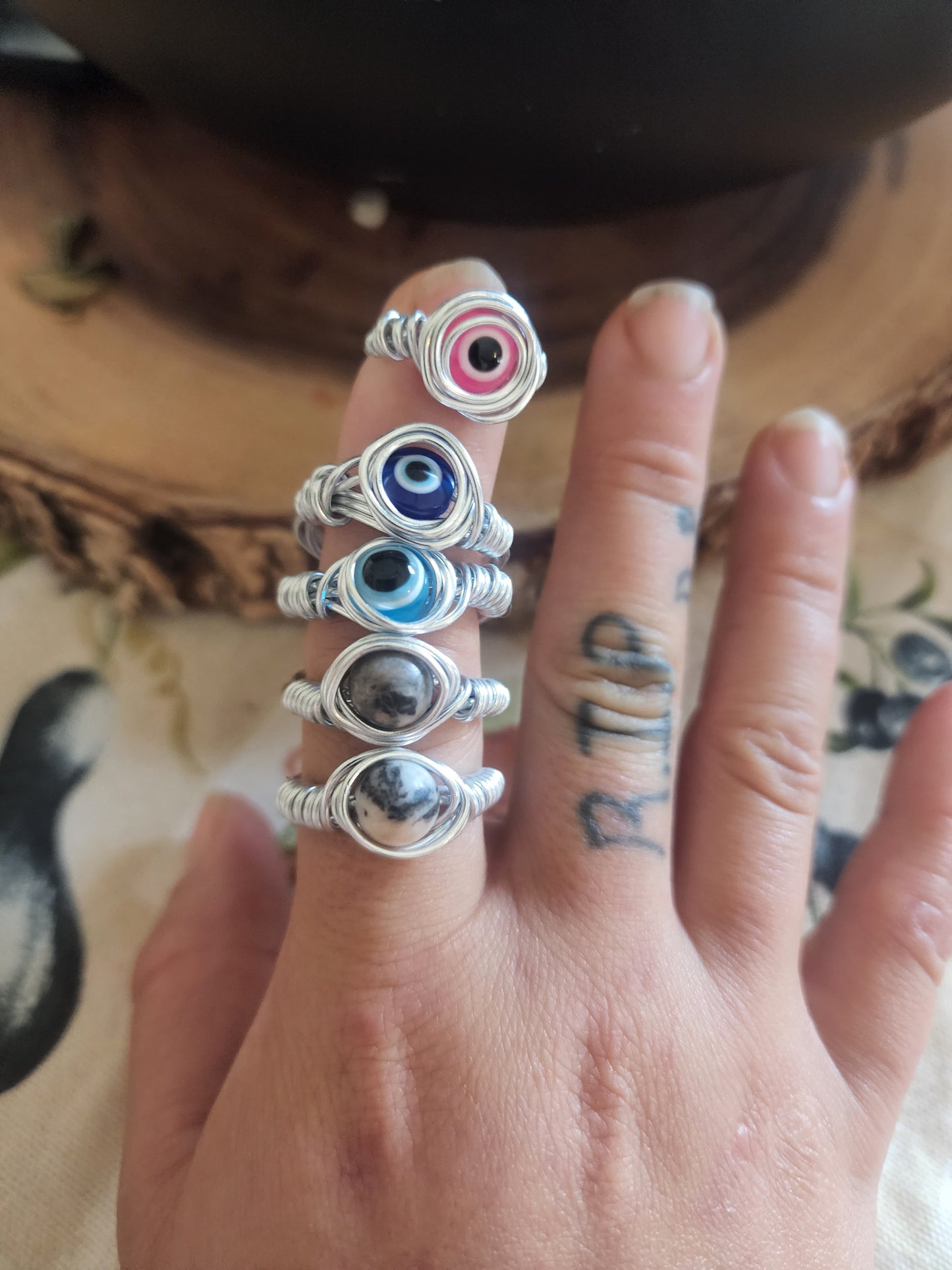 Evil eye rings!!!!