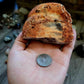 Large open quartz geode with suprise