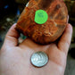 Large open quartz geode with suprise
