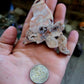 Pink crazy lace agate druzy fairie