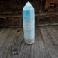 Carribean calcite 6 sided tower
