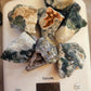 Lot of 6 raw moss agate pieces