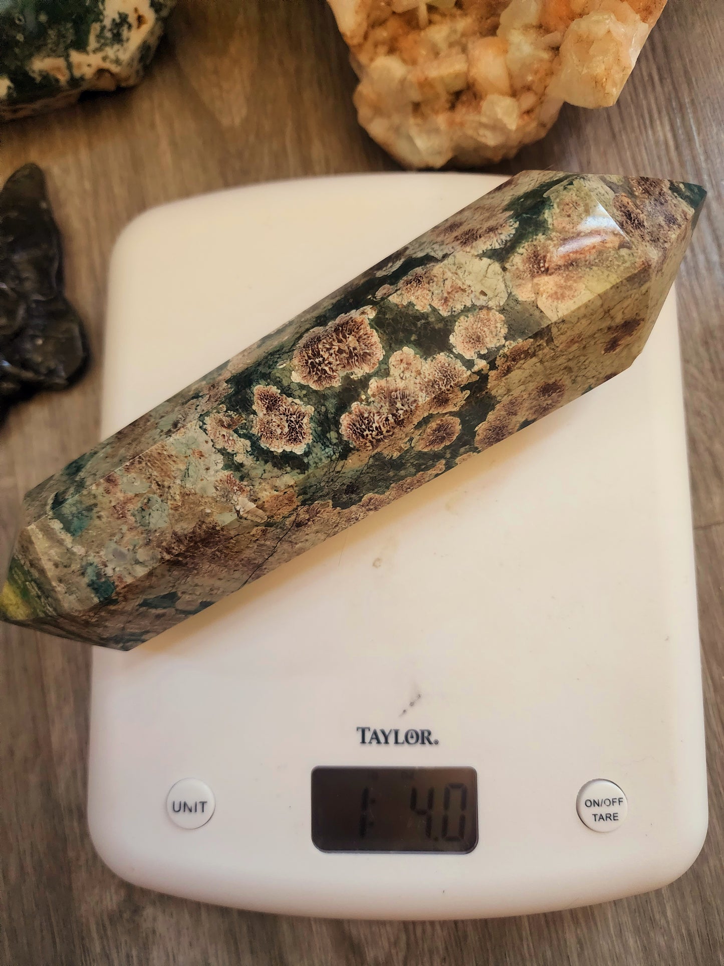 Large 1 lb flower jasper dt
